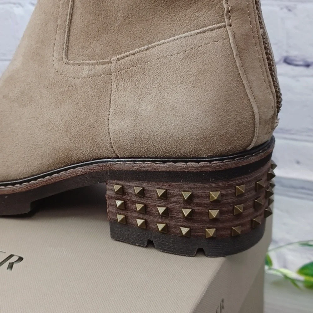 Donald J. Pliner Eryna Suede Stud Boot NIB